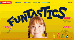 Desktop Screenshot of edding-funtastics.com